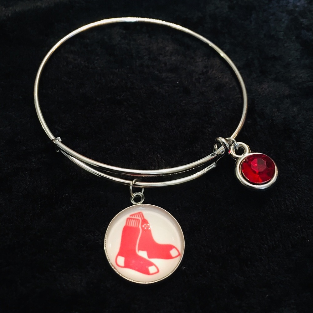 Boston Red Sox Adjustable Bangle Bracelets